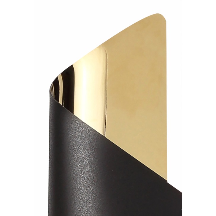 Idolite Kenton Sand Black/Gold LED Wall Light - 3000K