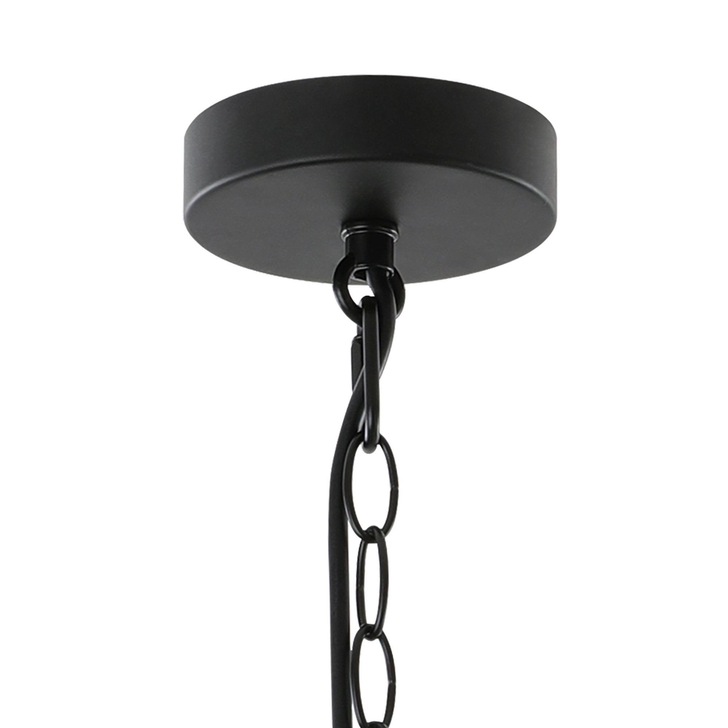 Idolite Kingsbury Matt Black/Satin Nickel Pendant