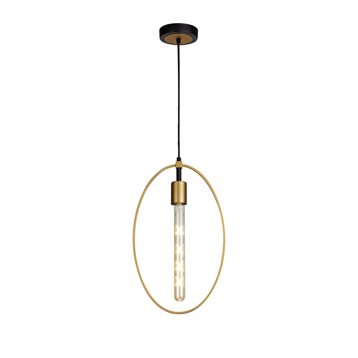 Idolite Kneiff Matt Gold/Black Small Large Pendant