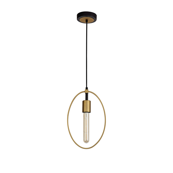 Idolite Kneiff Matt Gold/Black Small Single Pendant