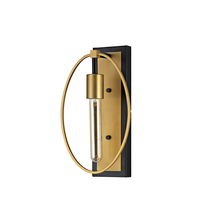 Idolite Kneiff Matt Gold/Black Wall Light