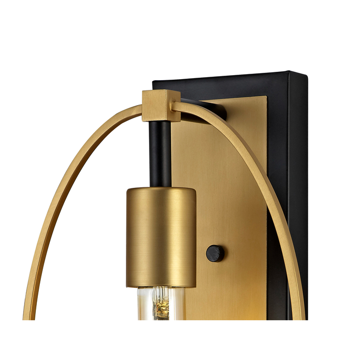 Idolite Kneiff Matt Gold/Black Wall Light