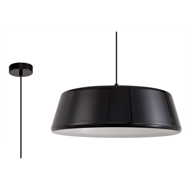 Idolite Kolata Gloss Black Single Pendant