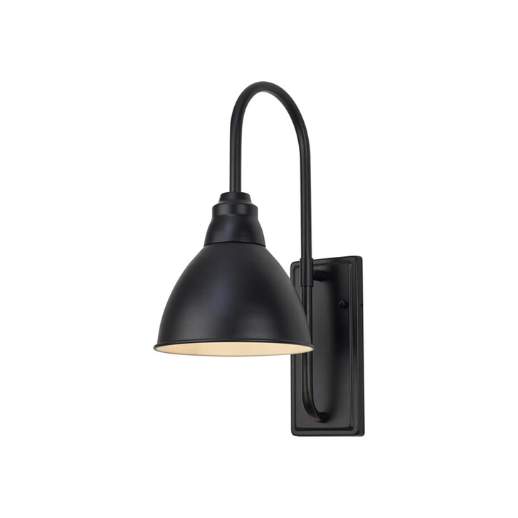 Idolite Leek Black Outdoor Swan Neck Metal Station Lamp - Ip54