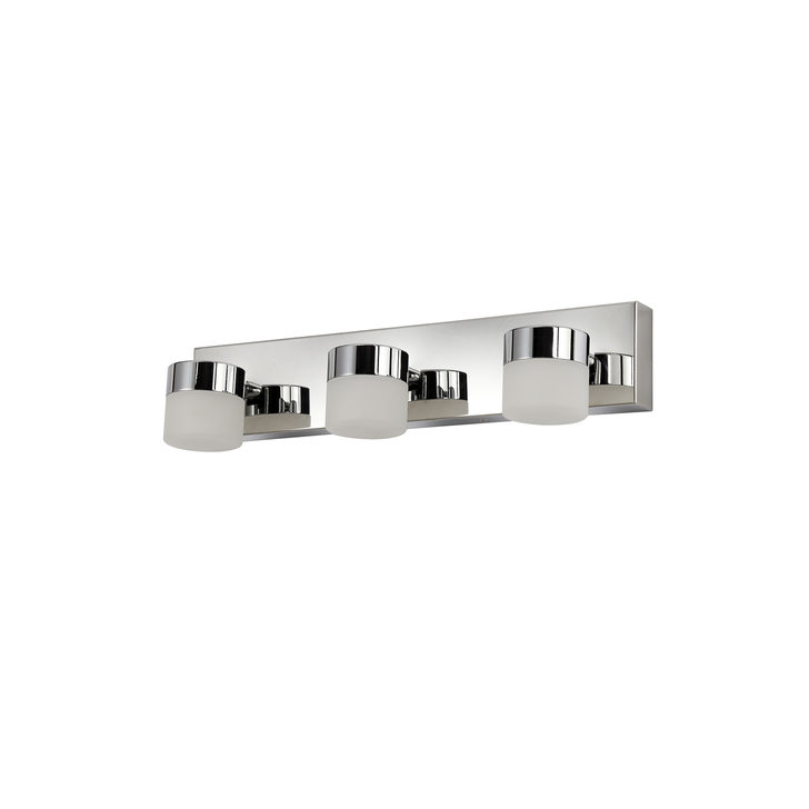 Idolite Licancabur Polished Chrome 3 Light Wall Light - 4000K, IP44