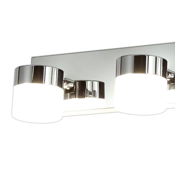 Idolite Licancabur Polished Chrome 3 Light Wall Light - 4000K, IP44