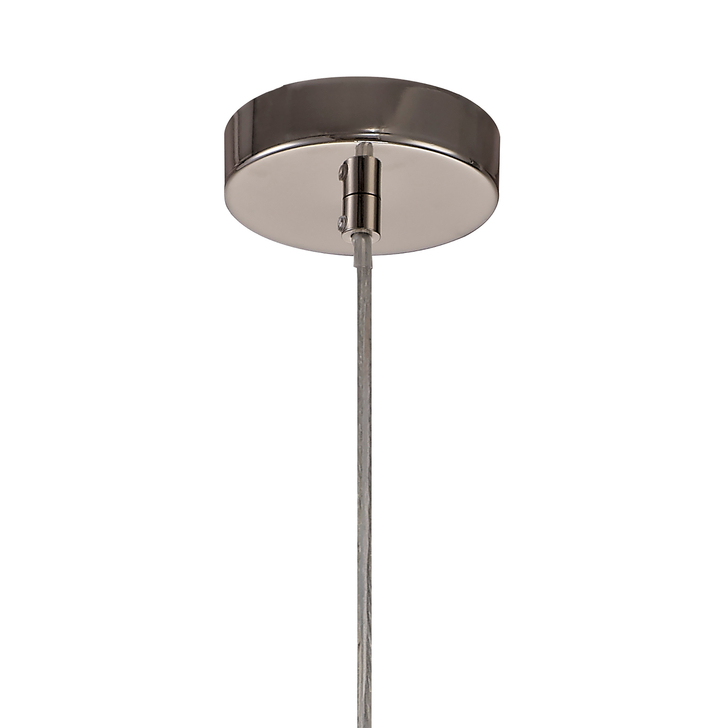 Idolite Loughton Polished Nickel Sphere Single Pendant