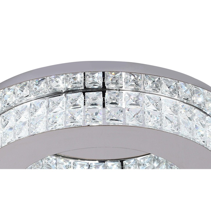 Idolite Moorgate Flush Led Crystal Ceiling Light - 4000K