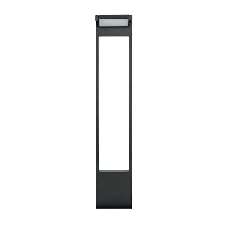 Idolite Morden Graphite Black Led Exterior Post Lamp - 3000K