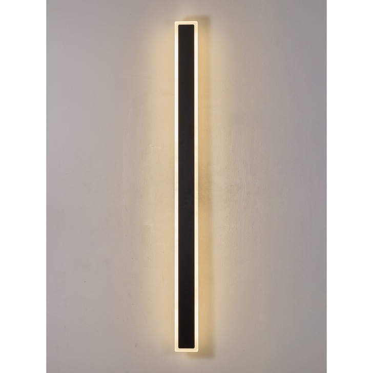 Idolite Nordica 120CM Linear Stick Led Exterior Wall Light Black - 3000K, IP65