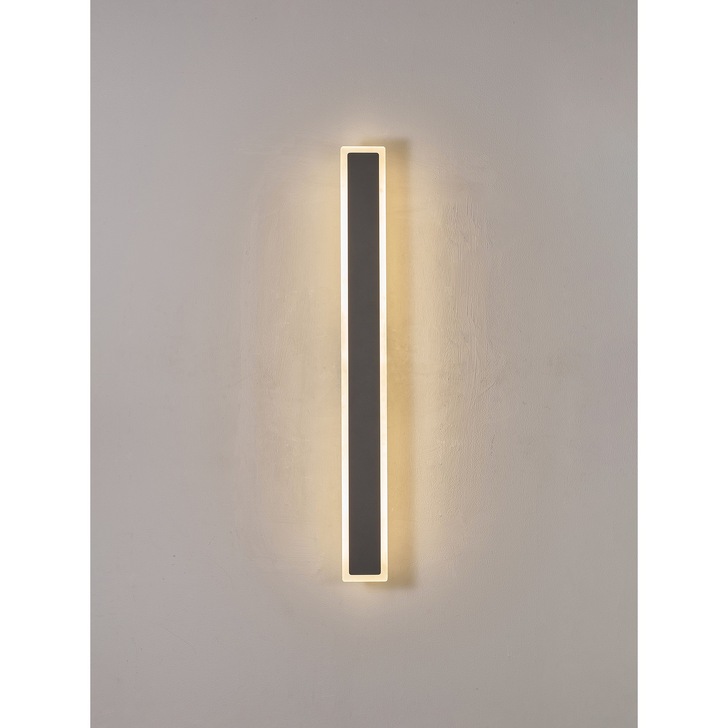 Idolite Nordica 80CM Linear Stick Led Exterior Wall Light Dark Grey - 3000K, IP65