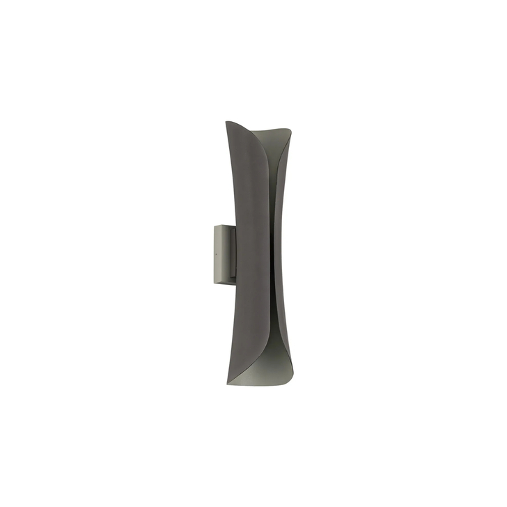 Idolite Orchid Modern Medium Anthracite/Silver Outdoor Up And Down Led Wall Light - 3000K - IP65