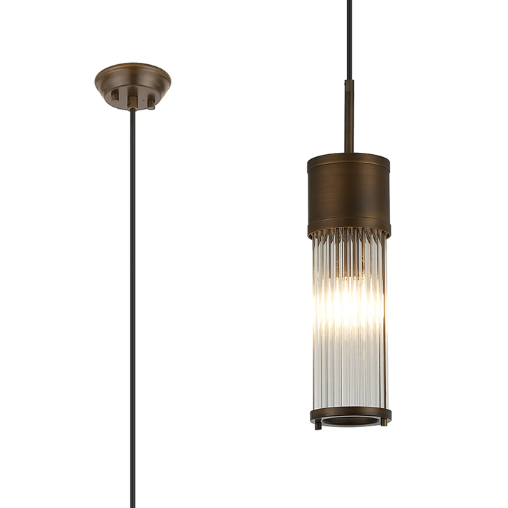 Idolite Pearson Bathroom Single Pendant Bronze - IP44