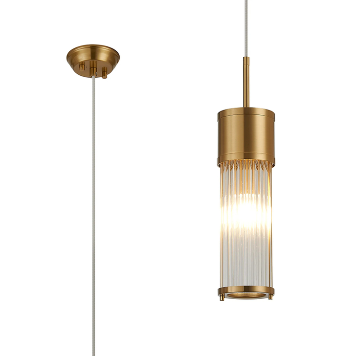 Idolite Pearson Bathroom Single Pendant Gold - IP44