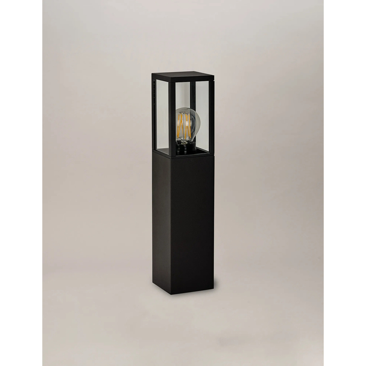 Idolite Pimlico 30cm Bollard: 1 x E27: IP65: Graphite Black