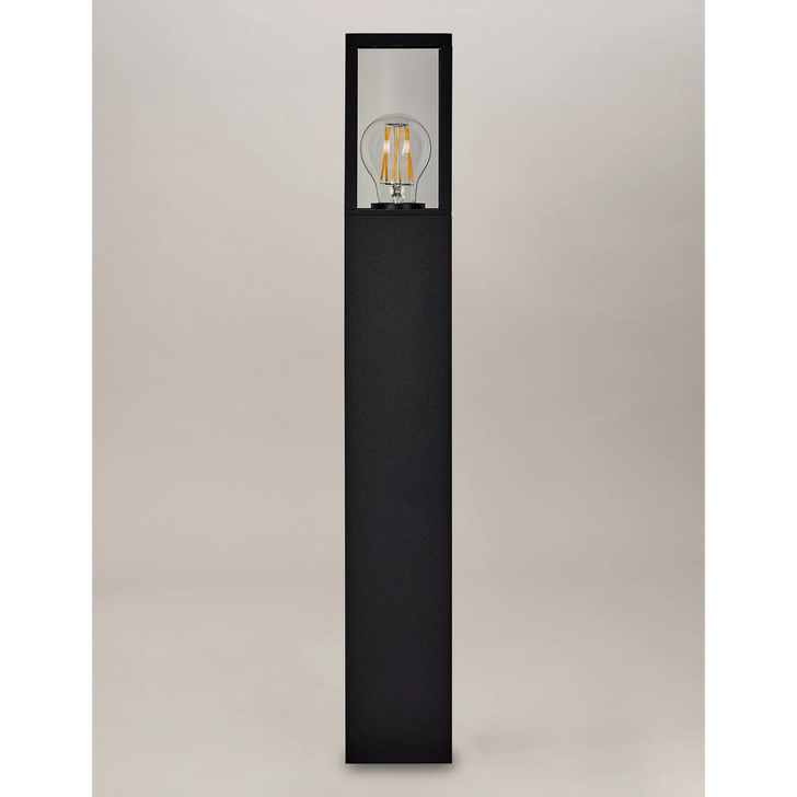 Idolite Pimlico 60cm Bollard: 1 x E27: IP65: Graphite Black