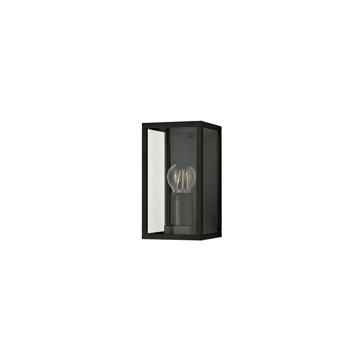 Idolite Pimlico Graphite Black Exterior Flush Wall Lantern