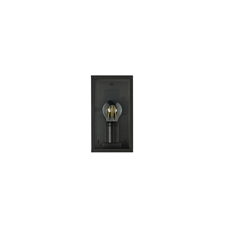 Idolite Pimlico Graphite Black Exterior Flush Wall Lantern