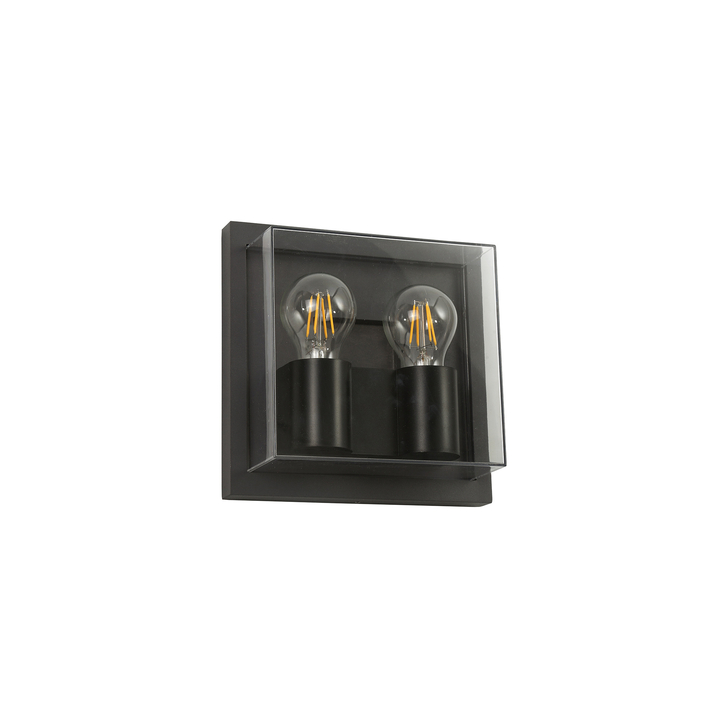 Idolite Silisili Anthracite 2 Light Exterior Wall Light - IP65