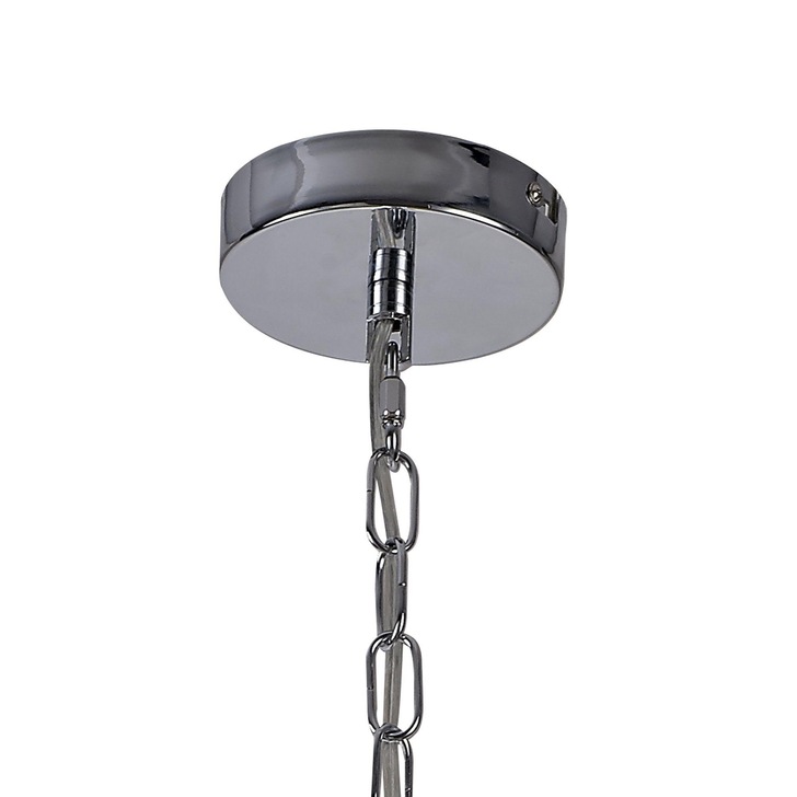 Idolite Stanmore Polished Chrome/Clear Single Pendant