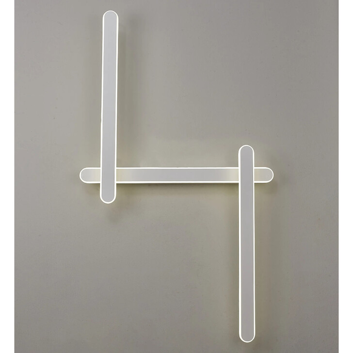 Idolite Struan Adjustable 3 Arm Wall Lamp Sand White - 4000K