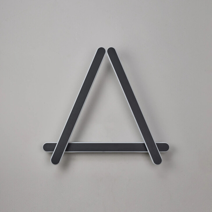 Idolite Struan Dimmable Adjustable 3 Arm Wall Lamp Satin Black - 4000K