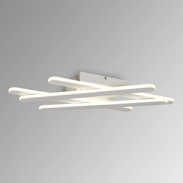 Idolite Struan Dimmable Lattice Ceiling Sand White - 4000K