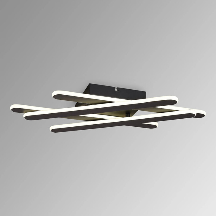 Idolite Struan Lattice Ceiling Satin Black - 4000K