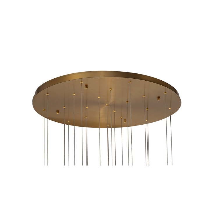 Idolite Tutoko Brass Finish 21 Light Pendant