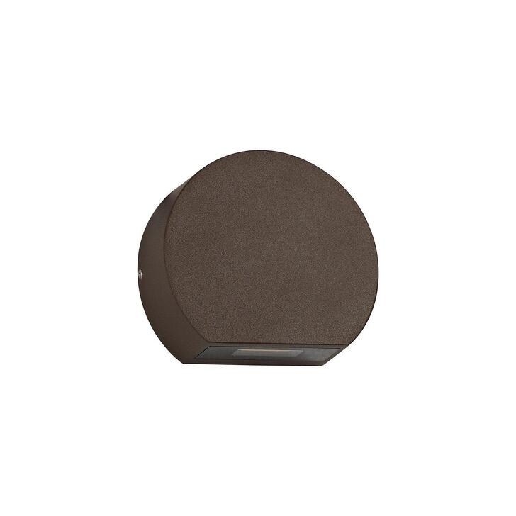 Idolite Upminster Dark Brown Led Exterior Wall Light - 3000K