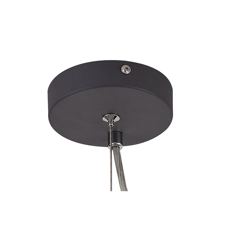 Idolite Ural Matt Grey Finish 4 Light Pendant