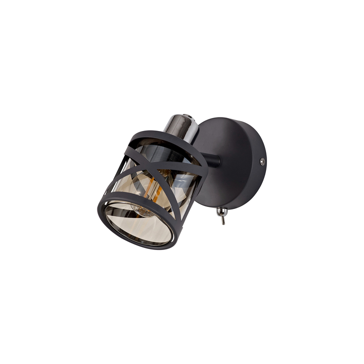 Idolite Ural Matt Grey Finish Single Wall Spotlight