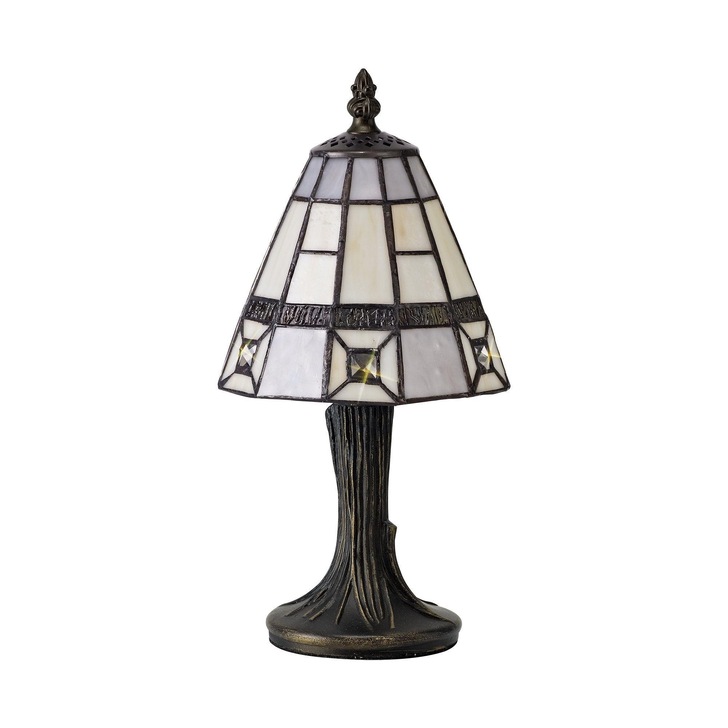 Idolite Vauxhall Cream/Grey/Clear/Black/Gold Table Lamp