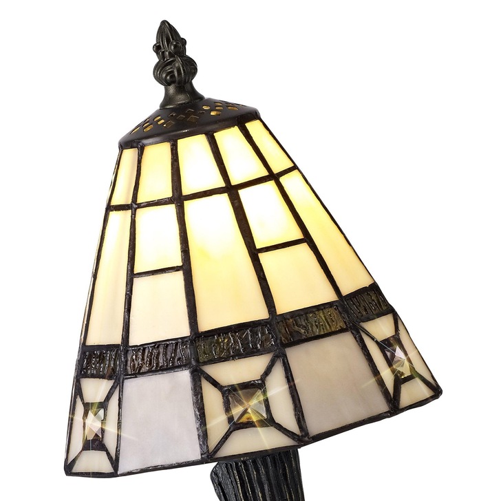 Idolite Vauxhall Cream/Grey/Clear/Black/Gold Table Lamp