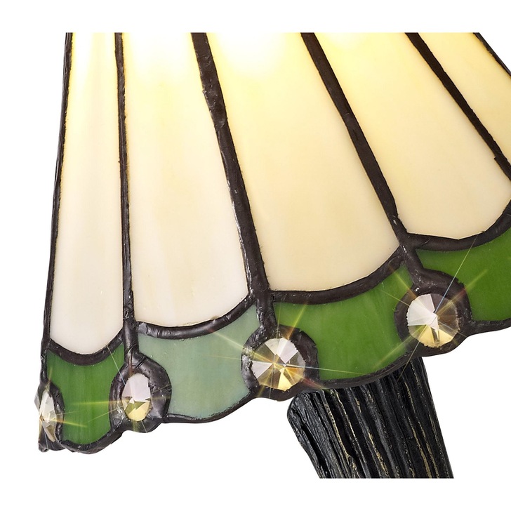 Idolite Wimbledon Cream/Green/Clear/Black/Gold Table Lamp