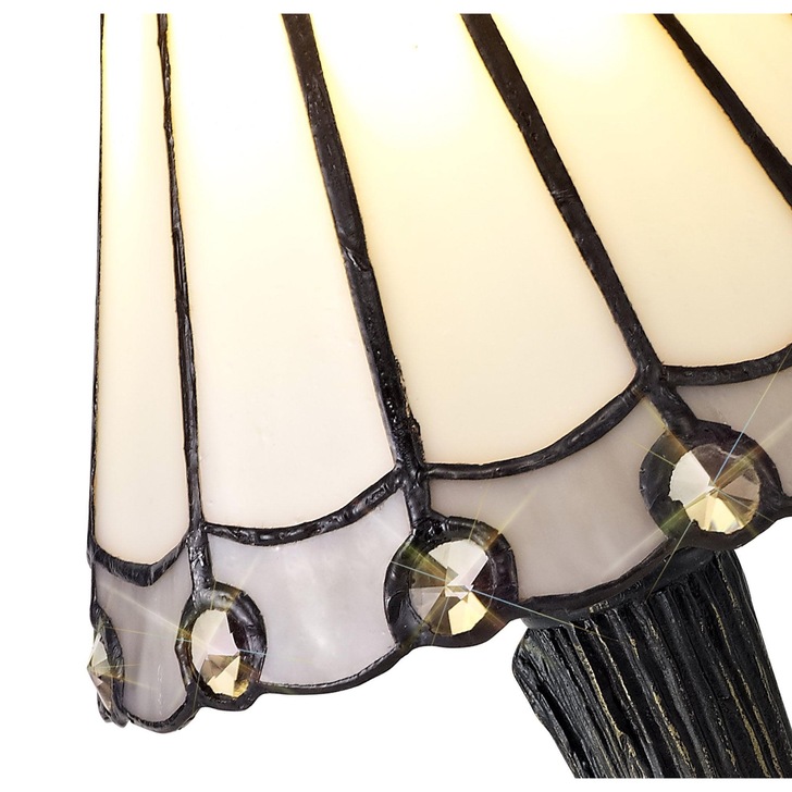 Idolite Wimbledon White/Grey/Clear/Black/Gold Table Lamp