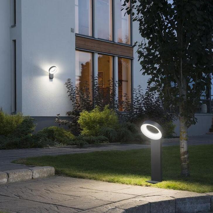 Konstsmide Asti Anthracite Exterior Post Lamp