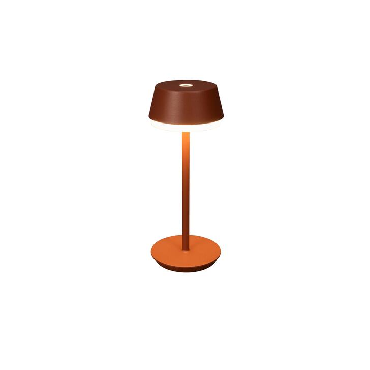 Konstsmide Lyon Usb Outdoor Portable Table Lamp In Terracota Finish - IP54 - 2700K/3000K/4000K+RGB