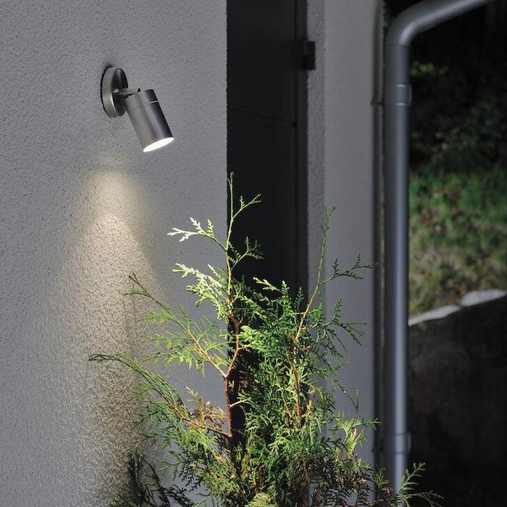 Konstsmide Modena Adjustable Stainless Steel Exterior Wall Light