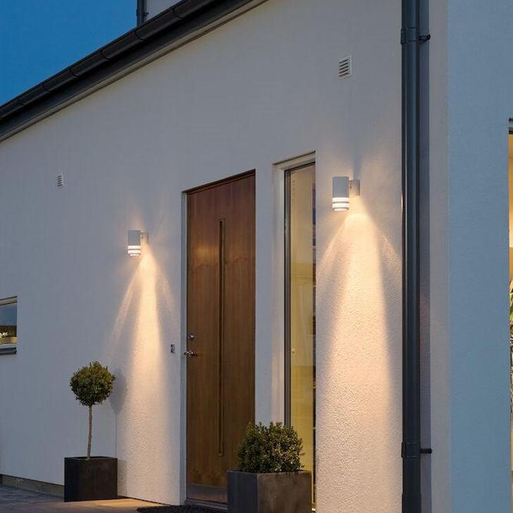 Konstsmide Modena Matt White Downward Exterior Light