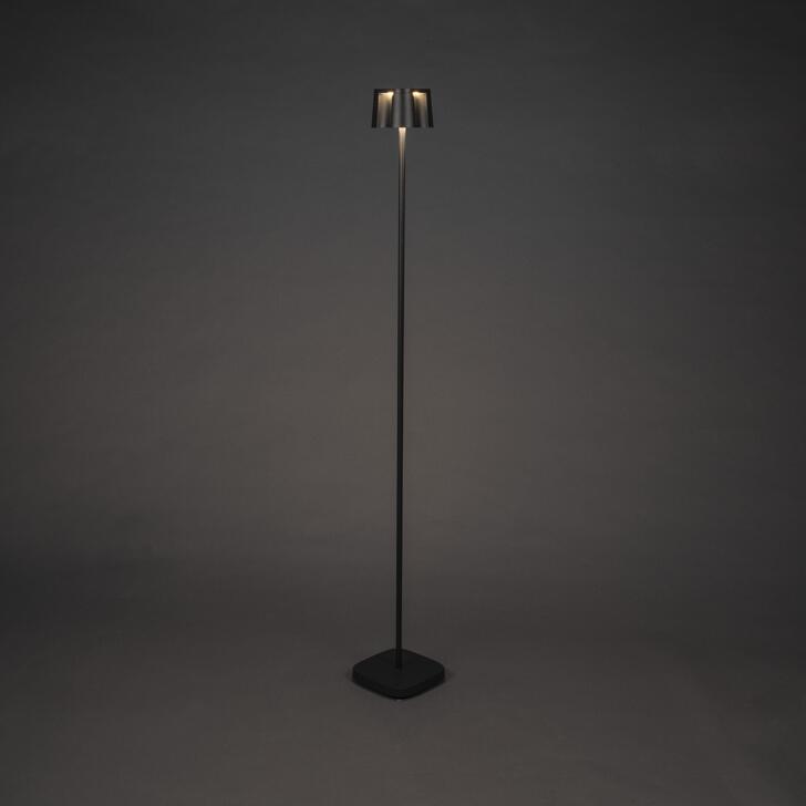 Konstsmide Nice Usb Black Led Portable Floor Lamp - IP54 - 2700K/3000K