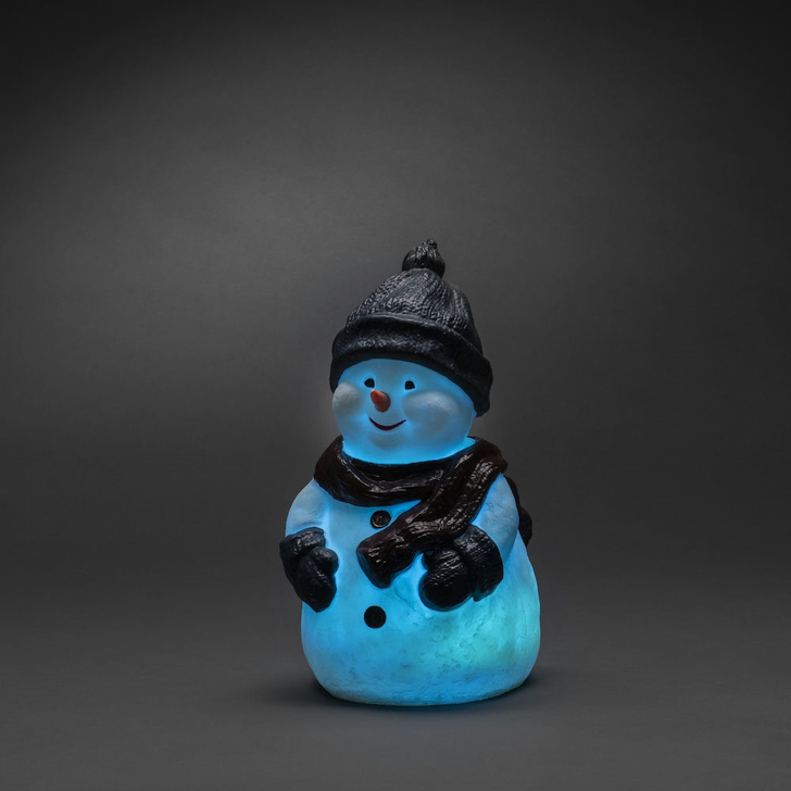 Konstsmide Outdoor Plastic Snowman With Colour Changing  Rgb Led Complete With Transformer