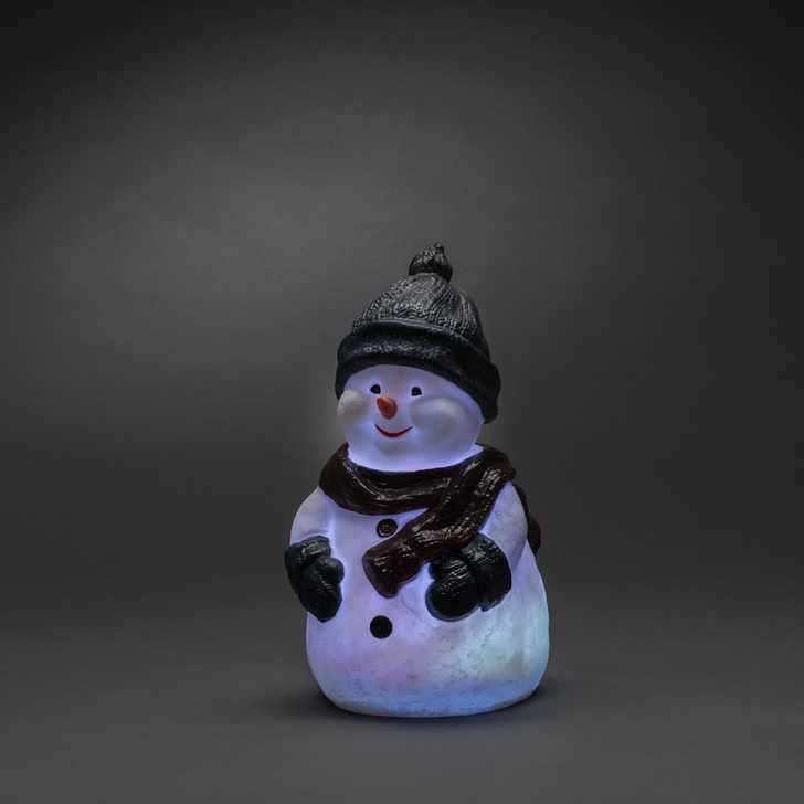 Konstsmide Outdoor Plastic Snowman With Colour Changing  Rgb Led Complete With Transformer