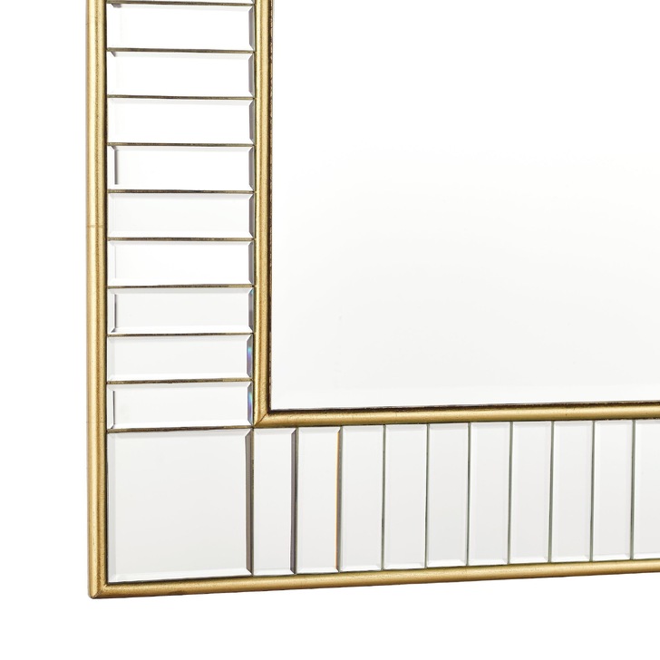 Laura Ashley Clemence Square Mirror With Gold Leaf Detail