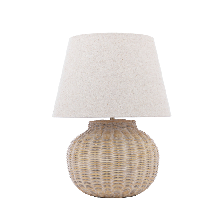 Laura Ashley Fernhill Table Lamp Matt Cream With Shade