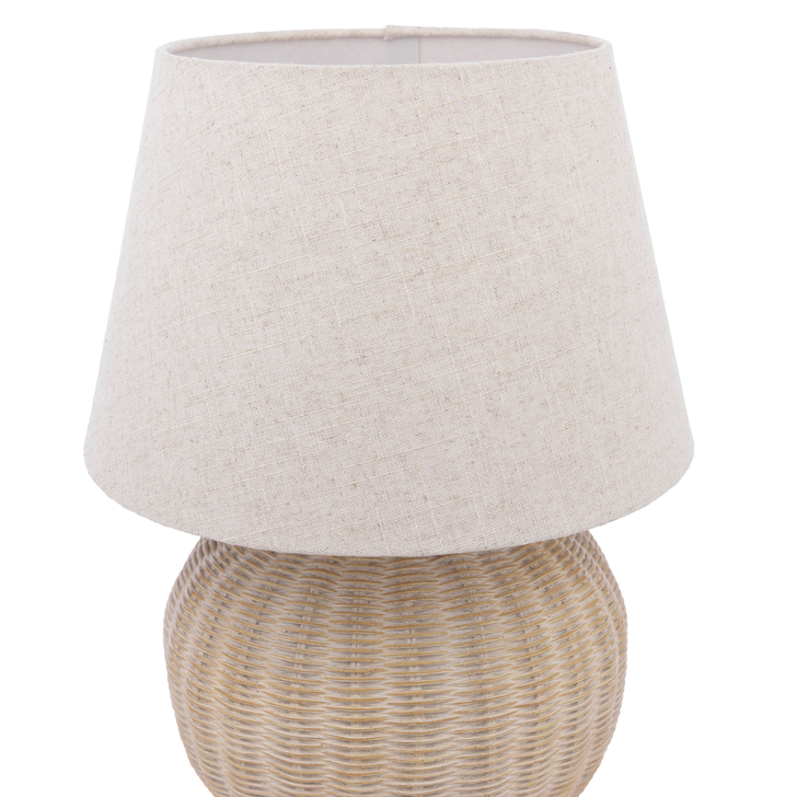 Laura Ashley Fernhill Table Lamp Matt Cream With Shade