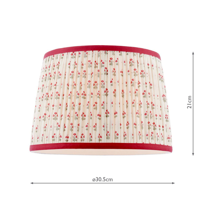 Laura Ashley Harthill Daisies Cream Cotton Tapered Drum Shade 30cm/12 inch