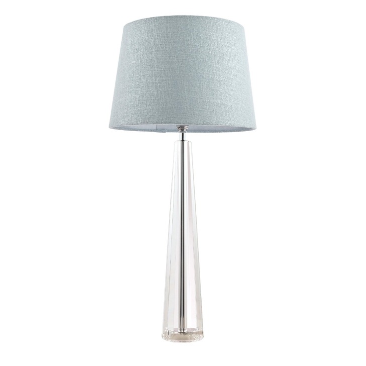 Laura Ashley LA3485109-Q Blake Polished Chrome & Crystal Large Table Lamp - Base Only