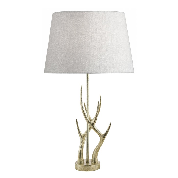 Laura Ashley LA3677634-Q Mulroy Cream Gold Antler Table Lamp - Base Only