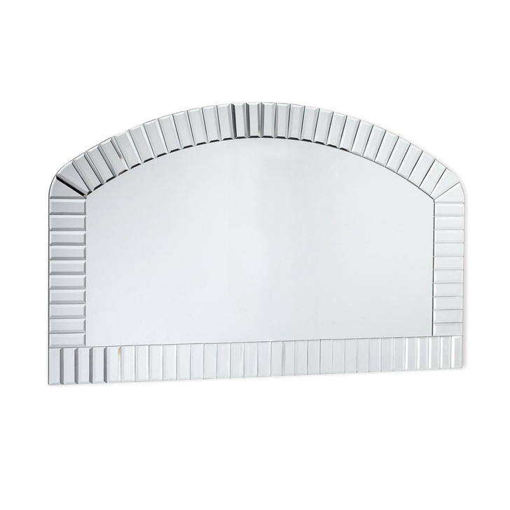 Laura Ashley LA3691929-Q Capri Over Mantel Mirror With Bevelled Detail Edging